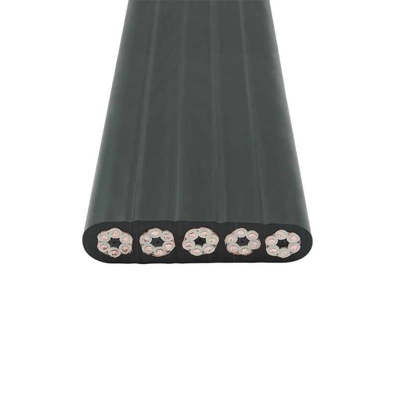 Kabel Datar Bepergian Derek Terlindung Selubung Majemuk