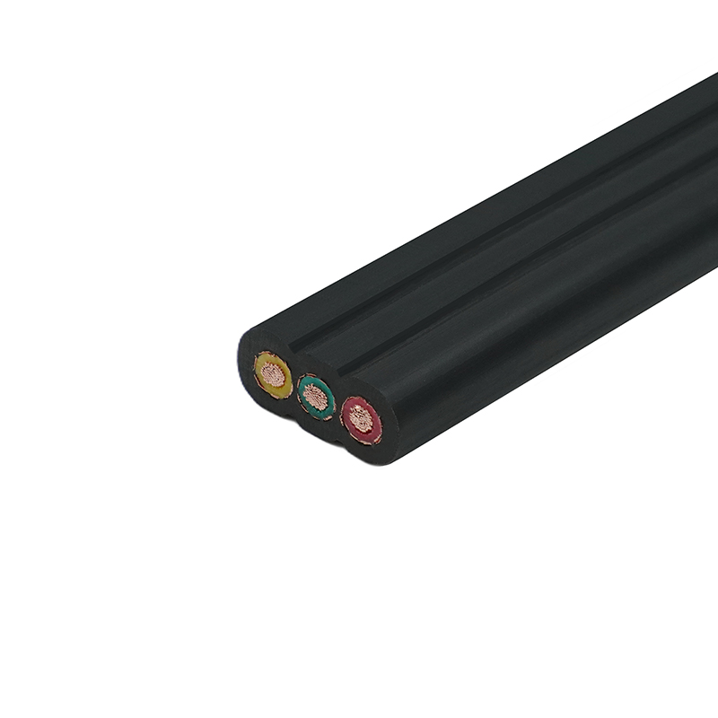 Kabel Datar Lift Terlindung Selubung PVC Terisolasi PVC Inti Tembaga