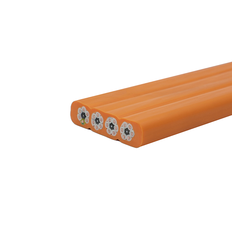 Kabel Datar Perjalanan Derek Selubung Majemuk