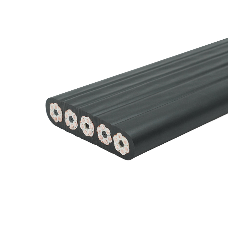 Kabel Datar Bepergian Derek Terlindung Selubung Majemuk