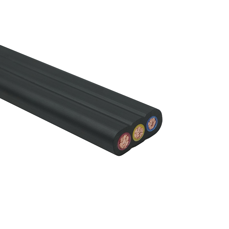 Kabel Datar Bepergian Derek Selubung PVC