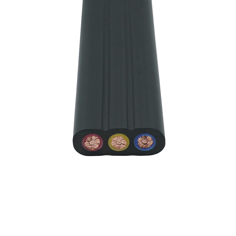 Kabel Datar Bepergian Derek Selubung PVC